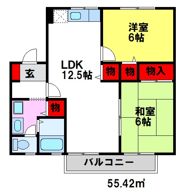 セジュールスベニールの間取り画像