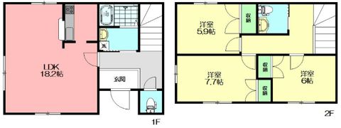 プリムローズ名瀬の間取り画像