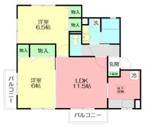ラピュタK （ラピュタケー）の間取り画像