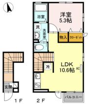 サントル ヴィラージュIIの間取り画像