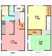 デルニエB棟の間取り画像