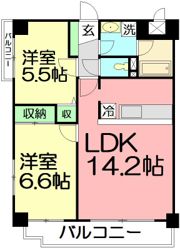 ヒルシュガッセの間取り画像