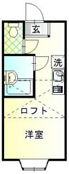 パンシオン伊勢原No．1の間取り画像