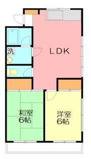 コスモAoi善行の間取り画像