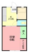 パレス三喜Iの間取り画像