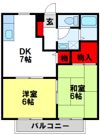 シティーハイツあけぼのの間取り画像