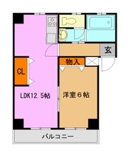 グレースコーポラスの間取り画像