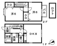 ブラン フルールの間取り画像