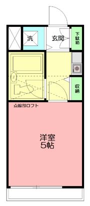 シャロームの間取り画像