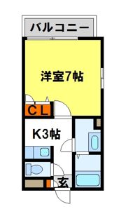 ピュアライフ二日市の間取り画像