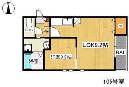 GRANDTIC PRESTON別府の間取り画像