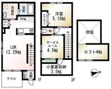oriental Sの間取り画像