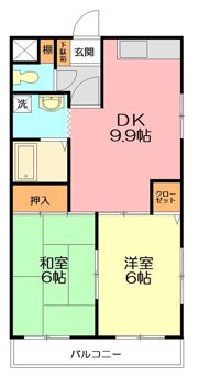 リバーシティ中山B棟の間取り画像