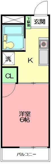 富岡ハイツの間取り画像