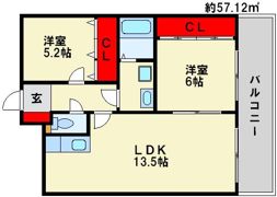 ワイズノートの間取り画像