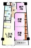 ラフェリオ鴨宮の間取り画像
