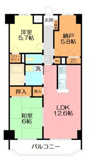 パークサイド湘南の間取り画像
