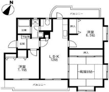 クレール湘南台の間取り画像