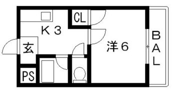 エクセル花園の間取り画像
