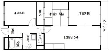 ガーデンフラットカメリアの間取り画像