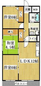 セトン旭の間取り画像
