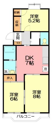 ドミール湘南の間取り画像