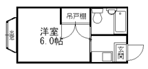 ロイヤル柏原の間取り画像