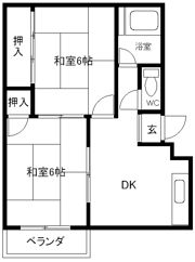 向井コーポラスの間取り画像