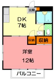 シゲタコテージ共恵の間取り画像