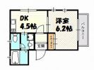 プレスト香住ヶ丘Aの間取り画像
