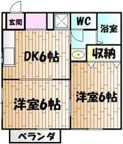パルティール松風の間取り画像