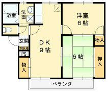 シティーコートよしみの間取り画像