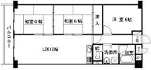 秀和八尾陽光園レジデンスの間取り画像