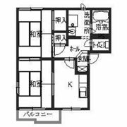 大蓮セントラルハイツB棟の間取り画像