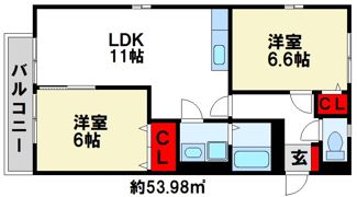 プライムハウス22の間取り画像