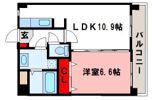 ハイムK・I二日市駅前の間取り画像