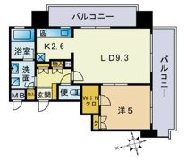 RJRプレシア千早の間取り画像