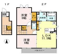 シンフォニーAの間取り画像