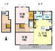 シンフォニーAの間取り画像
