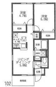 エルカーサ湘南の間取り画像