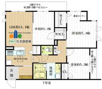 QUBE（キューブ）の間取り画像