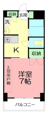ラポール鶴嶺の間取り画像