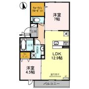 プレジールの間取り画像
