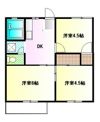ハイツ山吹の間取り画像