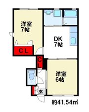 シャーメゾン御所ノ内の間取り画像