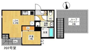 GRANDTIC GREEN 別府南の間取り画像