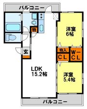 エステート杉塚IIの間取り画像