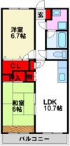 レジデンス原田の間取り画像