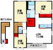 ヴィヴァーチェの間取り画像