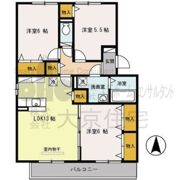 アピテ高安の間取り画像